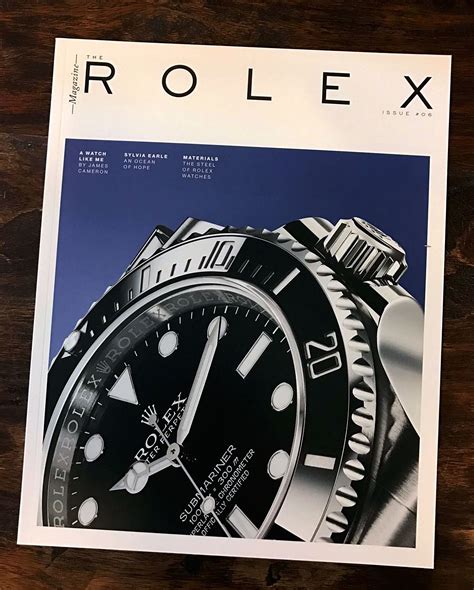 rolex magazine history.